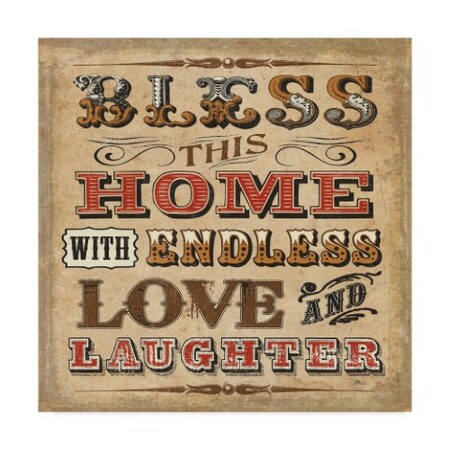 Pela Studio 'Blessed I Sq' Canvas Art,24x24